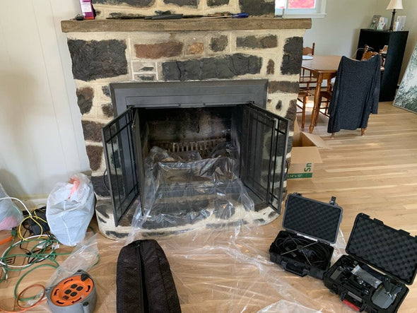 Gas Insert Flue Cleaning Cleaning Services The Chimney Scientist 