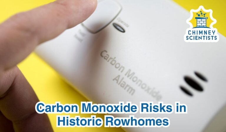 a person presses a button to test a carbon monoxide alarm installed in their home in Philadelphia, PA